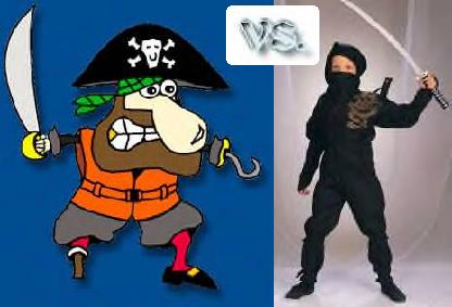Pirate Vs. Ninja